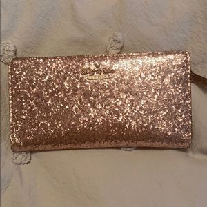 kate spade glitter wallet
